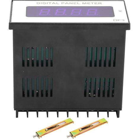 BERM 3 1/2 Affichage Numérique Voltmètre Ampèremètre AC 500V Panneau Plastique Instrument de Mesure (1/5)