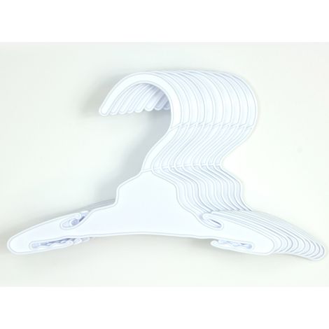 Sophia's by Teamson Kids 7 1/2 "White Plastic Hanger 10 pacchetto set per 18" bambole (1/5)