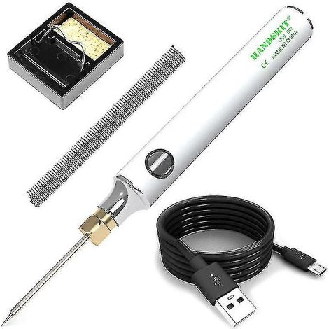 USB-Lötkolben 5V 8W, einstellbare Temperatur, elektrisches Lötkolben-Set mit Lötzinn (1/5)
