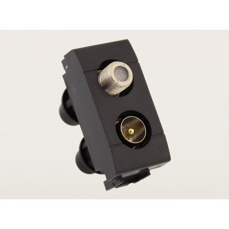 Presa tv sat demiscelata compatibile BTICINO Living light antracite