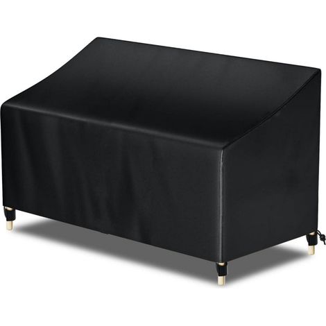 Gartenbank Abdeckung 3-Sitzer 160x70x60/88cm Wasserdicht UV-Beständig 210D Oxford (1/5)