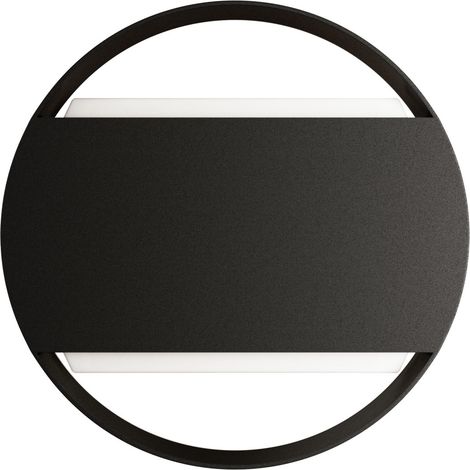 Clos Wall Dual 16W Applique LED da Esterno 120 gradi CCT Switch 3000K/4000K/5000K IP65 IK08 Nero Opaco - Beneito & Faure