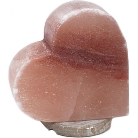 Lampe à sel de l'Himalaya en forme de cur- Vendu par 1 (1/4)