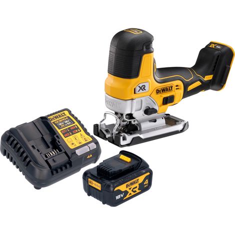 Sega alternativa a batteria DeWalt DCS 335 M1 18 V 135 mm Brushless + 1x batteria 4,0 Ah + caricabatteria (1/5)