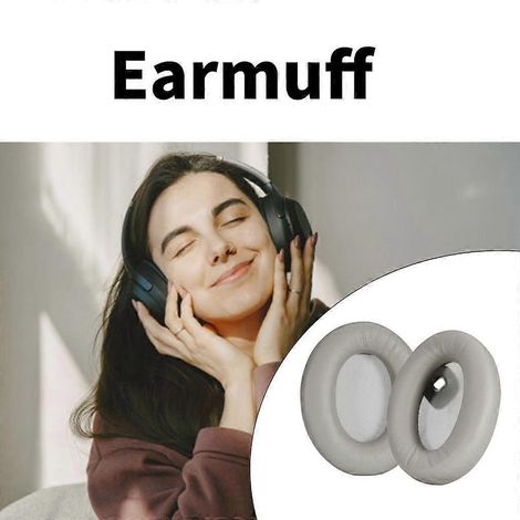 Coussinets d'oreille en protéines respirantes pour casques WH1000XM4 - Confort prolongé (1/4)