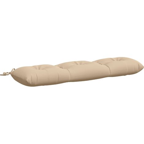 Bankkissen VIANEN 100 % Polyester Creme 110 x 30 x 12 cm vidaXL (1/5)