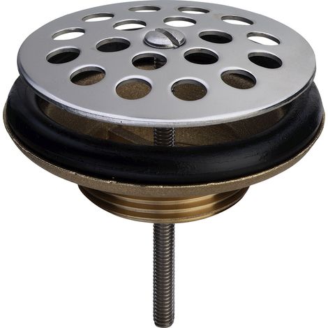 Vanne de vidange 7121 en acier chrome-nickel poli G2 x 80 mm