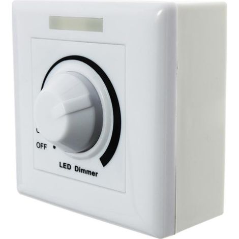 IluminaShop - Regulador 250W 010V Blanco Superficie / Empotrado