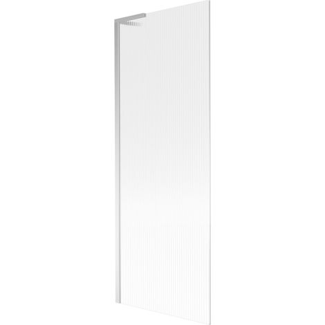 Mexen Next L paroi de baignoire à 1 volet 70 x 150 cm, stries, chrome - 895-070-000-03-09-01 (1/5)