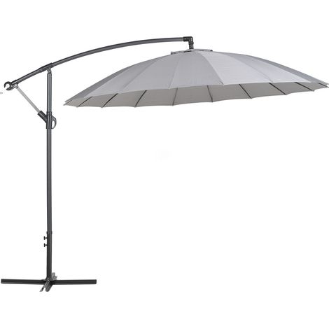 Cantilever Parasol 268 cm CALABRIA II Dark Grey