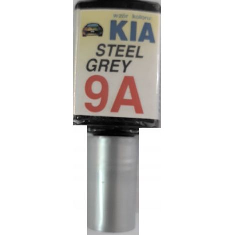 Reparación de arañazos en la pintura del coche KIA Hyundai 9A gris acero 10 ML ARA (1/5)