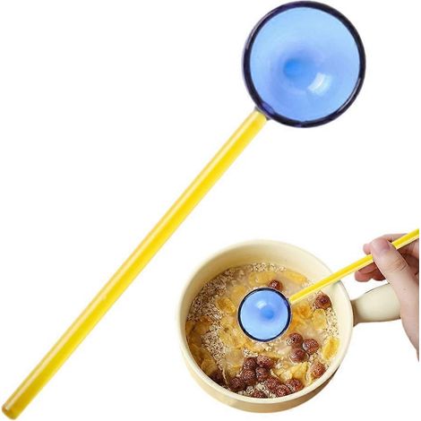 Cuillères à thé en verre – Cuillères à mélanger en verre résistant à la chaleur, pour expresso ou thé, en verre borosilicate, compatibles lave-vaisselle – Modèle 4 (1/5)