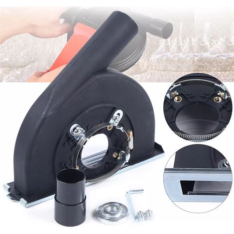 Système d'extraction des poussières Protections anti-poussière pour meuleuses d'angle 150-180 mm, protections anti-poussière pour meuleuses d'angle portables (1/5)
