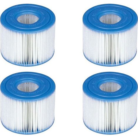 4 unidades compatibles con el cartucho de filtro para spa Intex tipo S1 - 29001 (1/5)