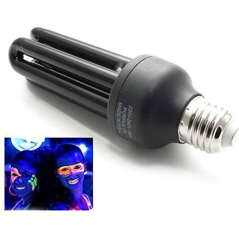 Vis lumière noire UV E27 3U12 36W - HAWUJ - Pour disco/party/DJ, lampe néon