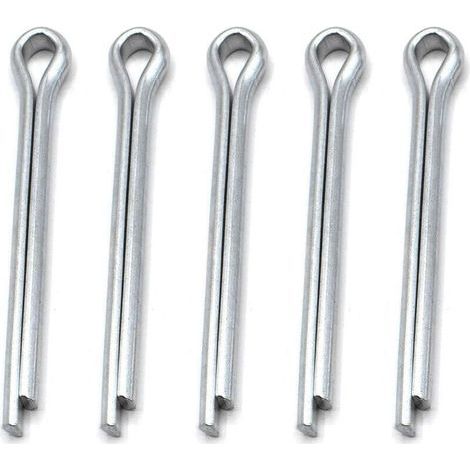 Goupilles fendues de sécurité Goupilles fendues de sécurité Goupille fendue galvanisée 4mm x 36mm [10 pcs] (1/4)