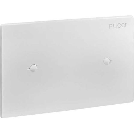 Placca cieca per cassetta incasso sara PNEUMATICA" acciaio INOX — Pucci