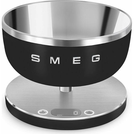 Smeg KSC01BLMWW báscula de cocina Negro, Acero inoxidable Encimera Alrededor Báscula electrónica de cocina (1/3)
