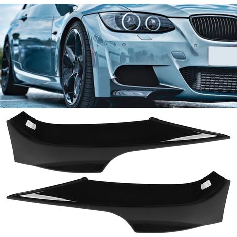 Frontstoßstangenlippe in Hochglanzschwarz (ein Paar, links und rechts) für BMW 3er E92 E93 M Sport 2006-2009 (1/5)