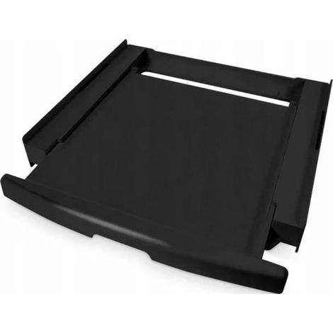 Conector para lavadora-secadora con cajón y correa, negro (1/4)