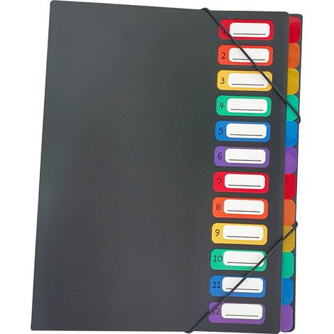 Trieur extensible - Porte document plastique - Organisateur de document 8 positions (1/5)