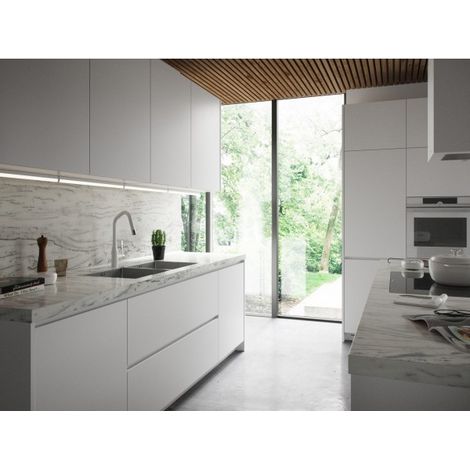 LATONA 9W Réglette Plastique Blanc LED integrée 3000/4000K - Nordlux 47426101 (1/2)