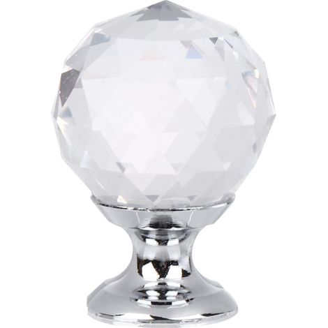 Lot de 10 poignées boule cristal Toyvian pour tiroirs et portes (1/5)
