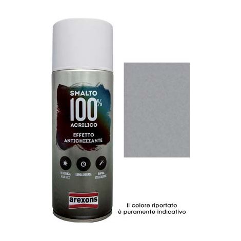 SMALTO SPRAY 100% ACRILICO ANTICHIZZANTE AREXONS - ANTRACITE ML 400- 6 pezzi
