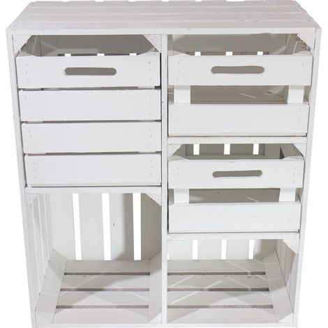 große Kommode HS3 weiss mit Schubladen (1/5)