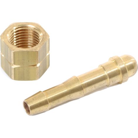 ELMAG Schlauchtülle mit Überwurfmutter IG 1/4-LINKS, 6 mm (1/2)