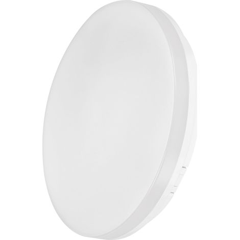 Plafonnier LED - Étanche - 24 W - Pour extérieur et intérieur - 2050 lm - Lampe ronde - Blanc chaud 3000 K - Pour couloir, salle de bain, cuisine, Ø 33 cm (1/5)