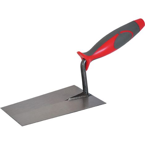 Cazzuola punta quadra manico bimateriale antiscivolo - sidex - Lunghezza: cm 16 - 6 pz