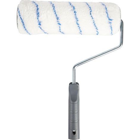 COGEX - Rotolo di vernice da 240 mm, rullo di vernice - Manicotto antigoccia - Dimensione XXL - Per pareti e soffitti - Lunghezza: 240 mm - Manico in plastica riciclata al 100% - Ideale per la maggior (1/4)