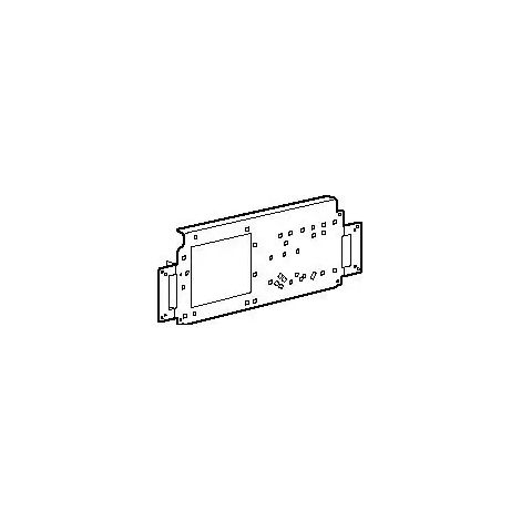Plaque de montage pour DPX3 160/250/Vistop 160A dans un coffret 800x600mm série AtlantiC Inox Marina