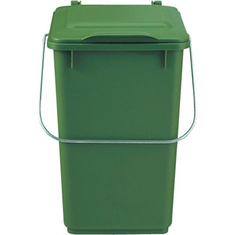 Poubelle à déchets H309xL205xP276mm 10l marron (1/3)