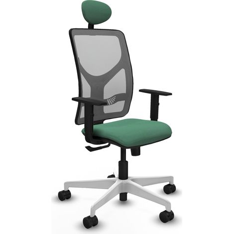 Silla de oficina piqueras y crespo Motilla gris malla cómoda (1/2)