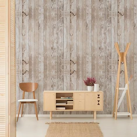 Wallpaper Contact Paper Self-Adhesive Vinyl Film Roll Plastic Back Sticky Decorative for Wall Furniture Tables Cabinet Doors 44.5 x 500 cm (1/4)
