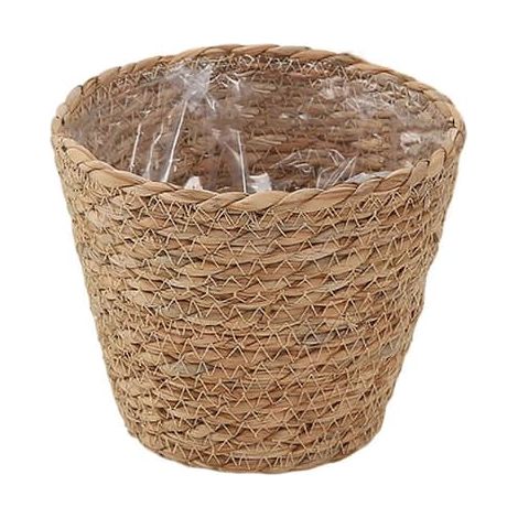 Pots et contenants pour plantesCache-pot décoratif tissé, étanche, pour une décoration intérieure et végétale de style nordique S 1 (1/5)