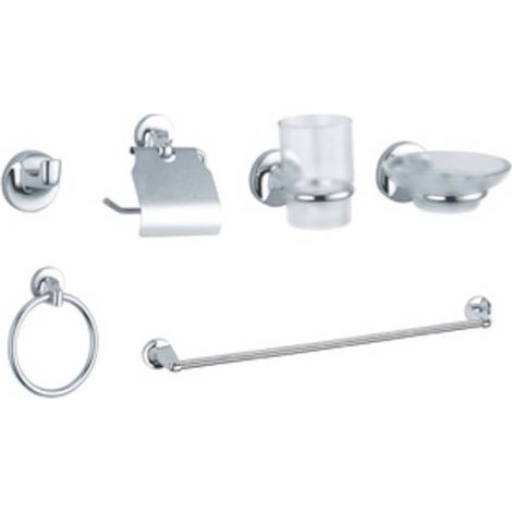 SERIE BAGNO TONDO CROMO 6 PZ