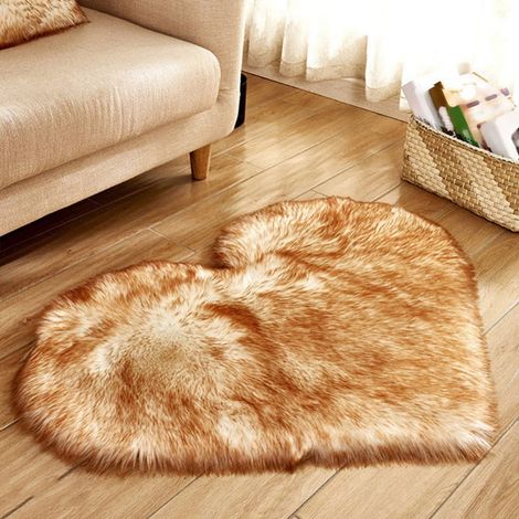 Tapis Shaggy - 30 x 40 cm - Non Glissant - Pour Chambre À Coucher Et Séjour - En Polyester - Lavable En Machine - 1 Pièce (1/5)