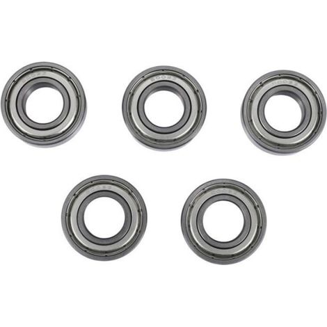 6002Z Roulements à Billes MéTalliques BlindéS 15 X 32 X 9 Mm 5 PièCes, Argent (1/5)