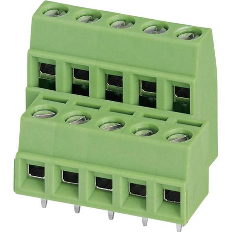 Phoenix Contact 1726147 Morsetto a due piani 1.50 mm² Numero Poli (num) 14 Verde 1 pz. (1/2)