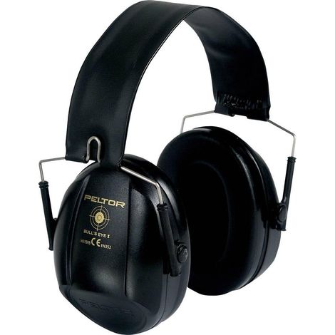 3M Peltor Bulls Eye I Cuffia Antirumore Nera Confortevole