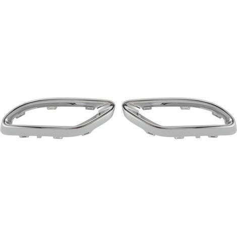 Couvercle d'embout d'échappement chromé brillant, garniture de remplacement pour mercedes-benz A B C E GLC classe cls W177 W247 W205 W213 X253 C257 (1/5)