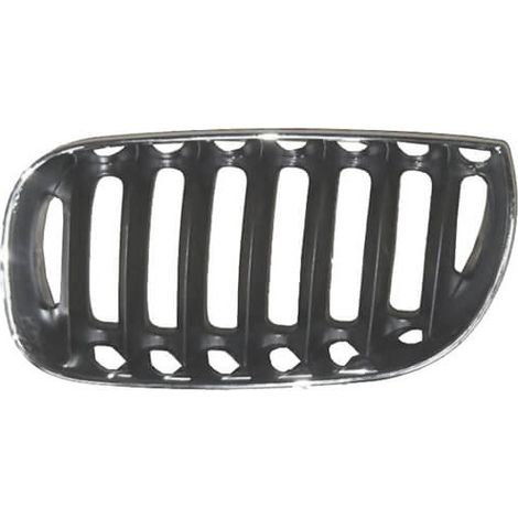 Grille de calandre avant gauche noire et chromée BMW X3 1 E83 phase 1 2004-2006