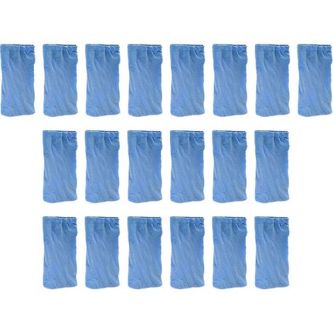 Lot de 20 sacs de rangement pour écumoires de piscine en nylon avec grille (1/5)