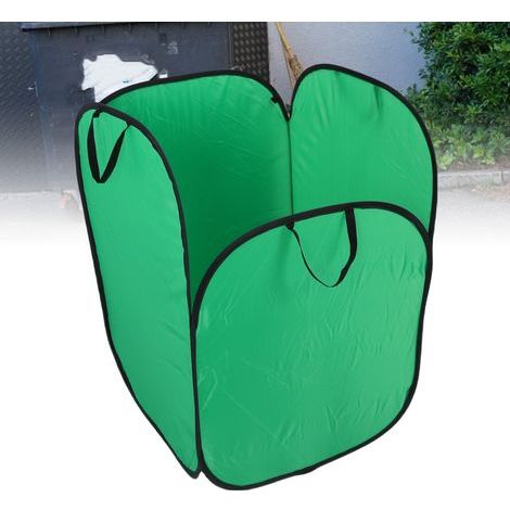 Tragbarer 2XL-Laubfangsack mit Aufbewahrungstasche und 4 Stahldrahtheringen, 578 g, Material: 300D Polyester + Stahldraht, faltbar (1/4)