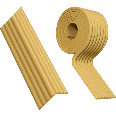 Protezioni angolari, strisce di protezione per bordi, cuscinetti angolari per mobili in schiuma morbida e resistente (grigio, 8 cm di larghezza x 2 m di lunghezza). (1/5)