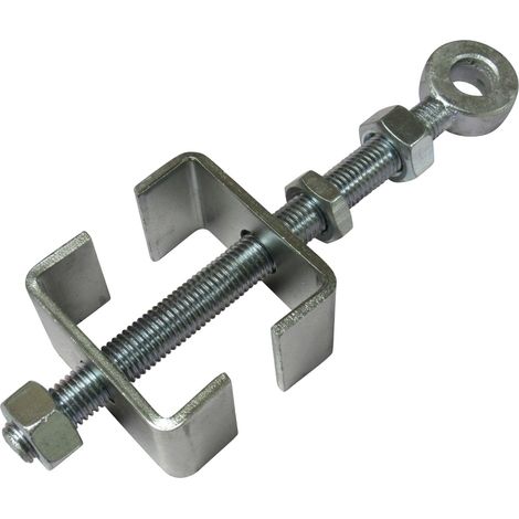 Adjustable Bottom Gate Fitting for 19MM Pin (250MM Galvanised Heavy Duty Hinge Eyebolt)