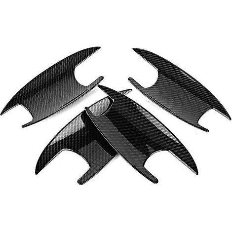 4pcs Coques Carbone Texture Poignée Porte Extérieure Bol Caps Compatible Mercedes Classe B W247 2020, Protection Anti-Rayure, Accessoires Auto Haut de Gamme. (1/4)